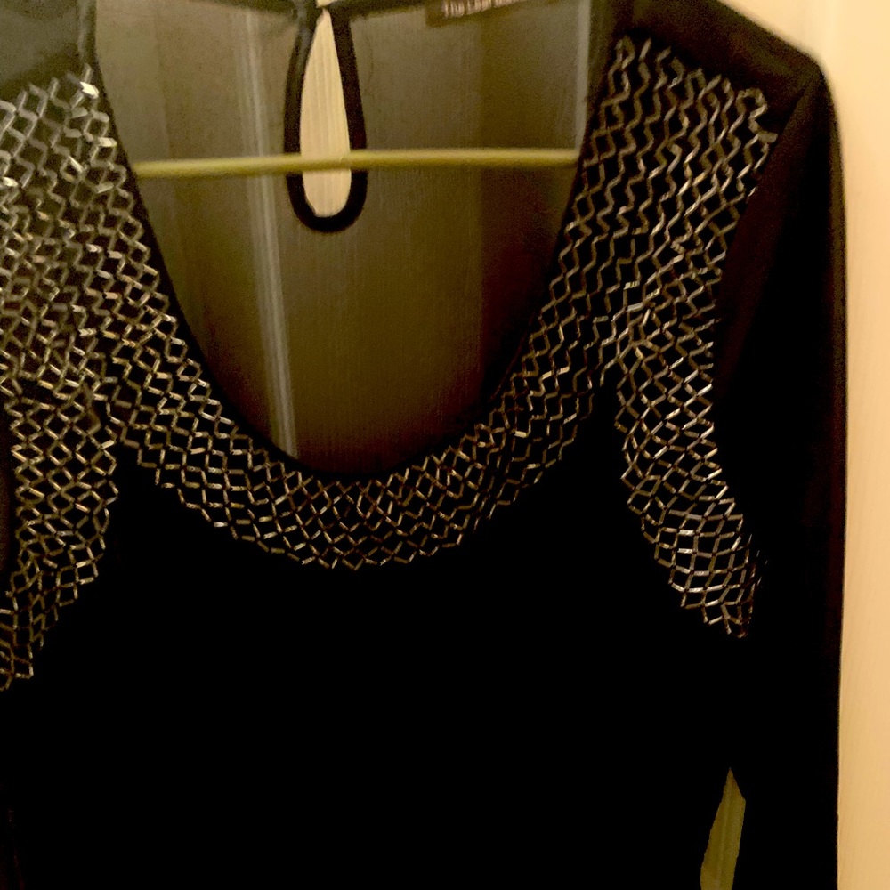 Black shirt with a little sparkle, size large,